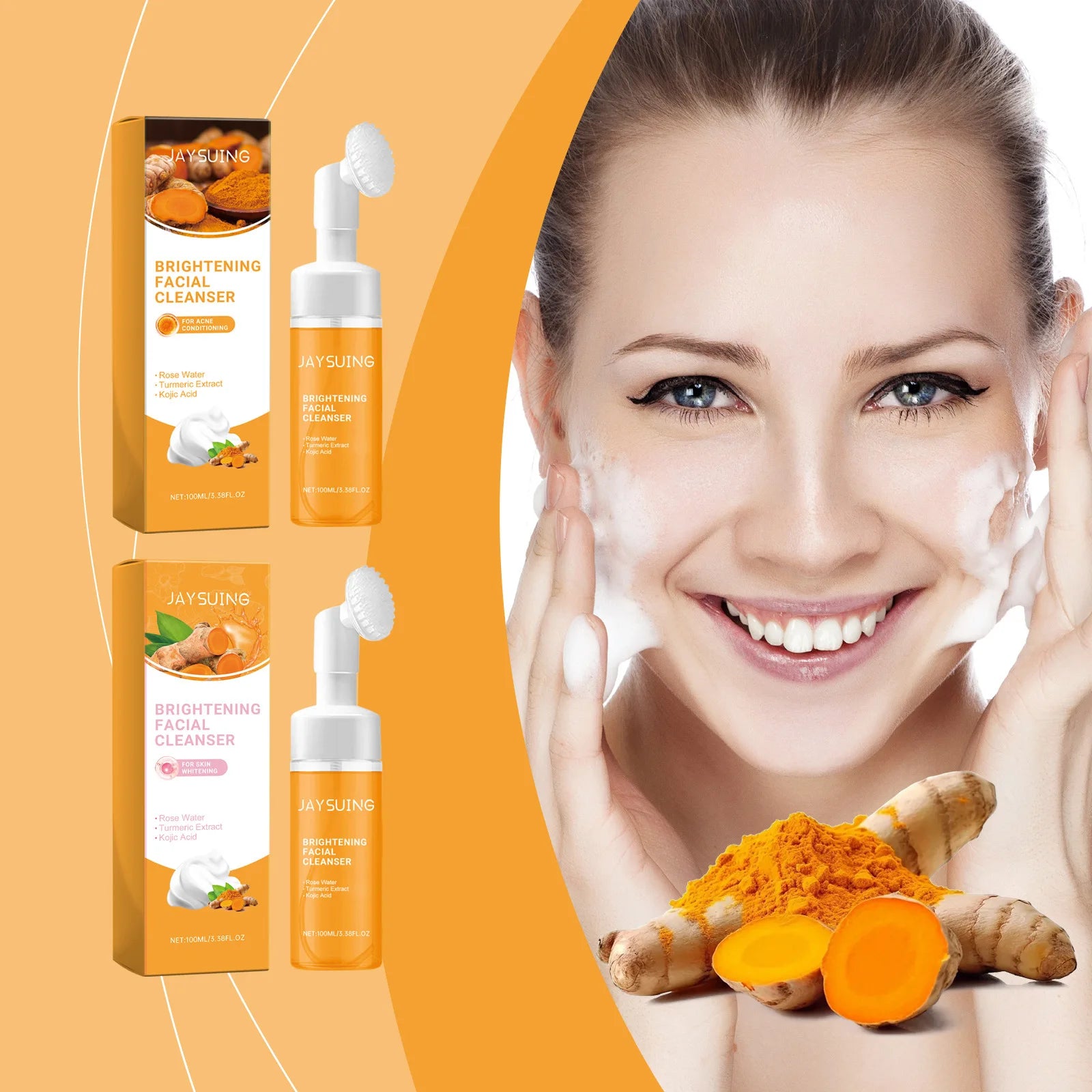 Kojic acid cleanser, turmeric face wash, anti-acne facial cleanser, blackhead remover wash, oil control face cleanser, pore minimizing face wash, best cleanser for acne-prone skin, exfoliating facial cleanser, brightening face wash, deep cleansing skincare, hyperpigmentation treatment cleanser, gentle face exfoliator, skin brightening cleanser, acne control skincare, turmeric skin care, kojic acid for dark spots, face wash for oily skin, natural acne cleanser, turmeric blackhead remover, best face wash for 